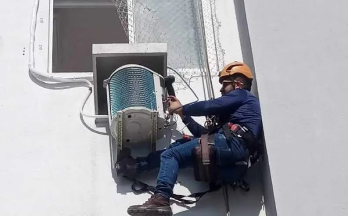 Instalação de ar-condicionado