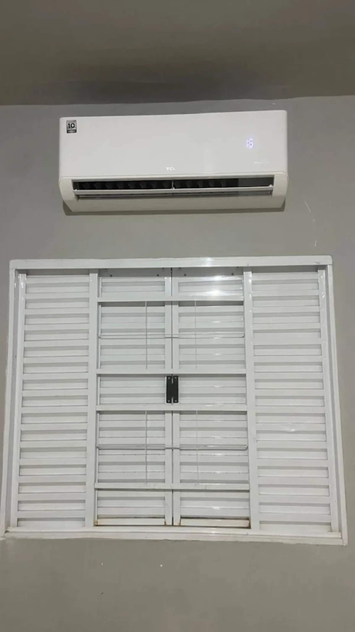 Instalação de ar-condicionado split em residência